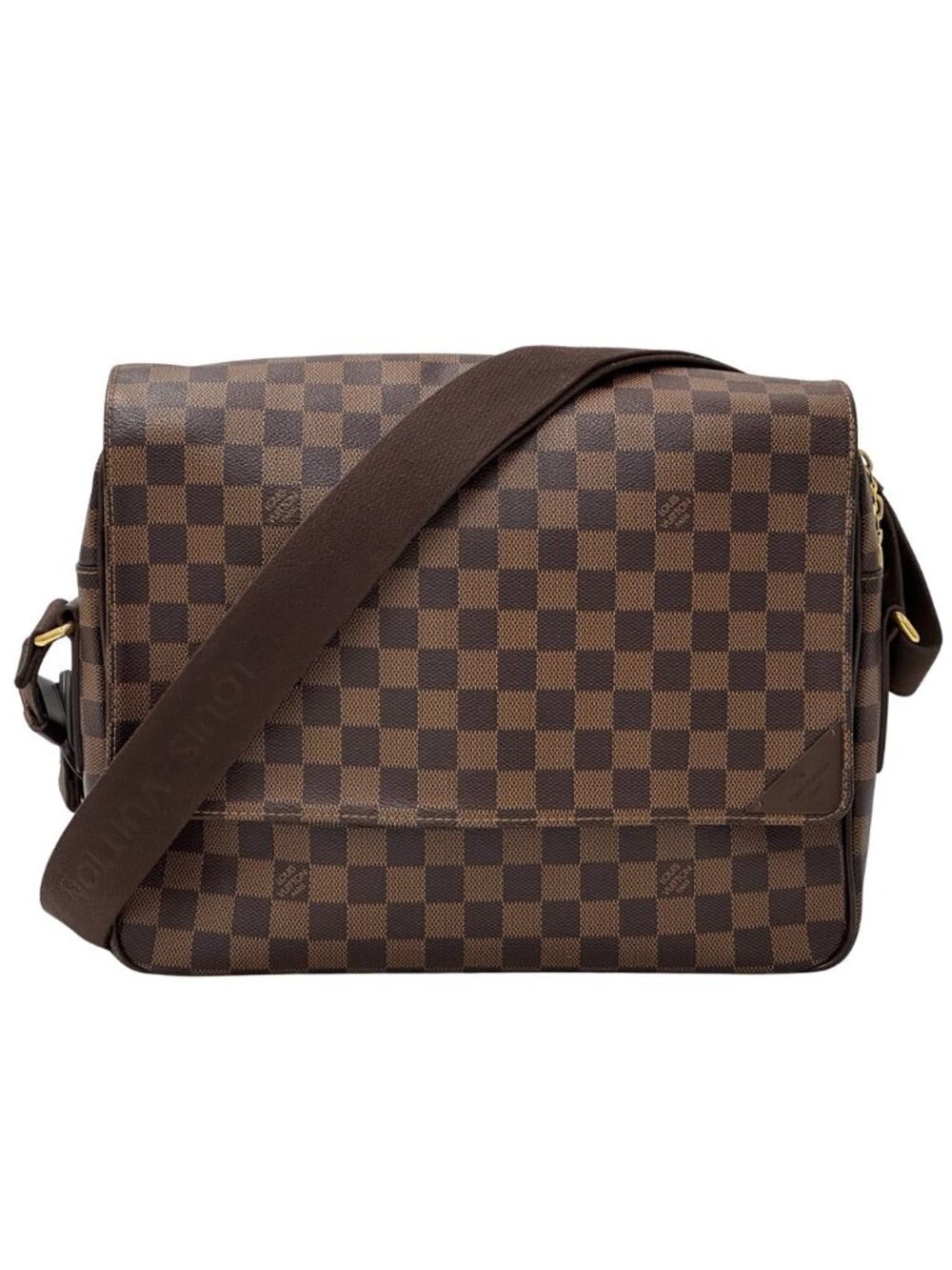 Louis Vuitton Damier Shoulder Bag Shelton MM Brown Crossbody for Work